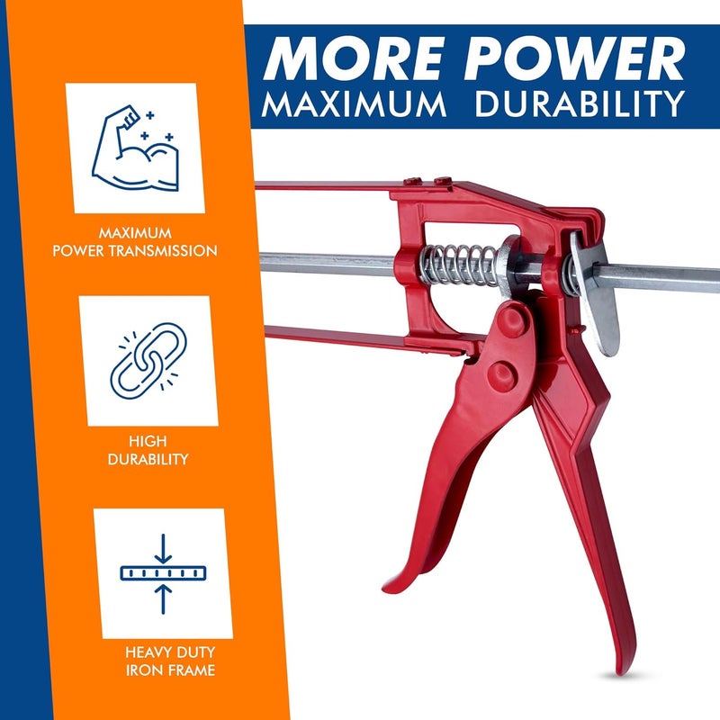 Duravel Metal Caulk Gun for Caulking, Sealing, and Filling Cracks - Image 5